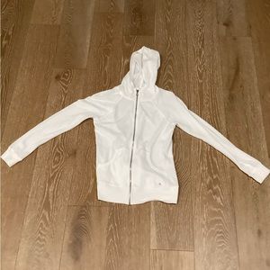 Victoria secret white zip up size S